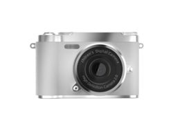 YUNZII blanco con cámara dual de 50 MP de estilo retro