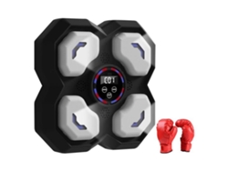 Máquina De Boxeo Musical Mioloe Niño Bluetooth Led Guantes Incluidos