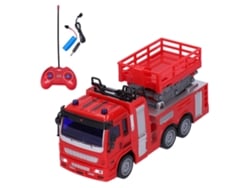 Modelo De Caminhão De Bombeiros Com Controle Remoto Luz E Som Brinquedo Para Crianças 6+