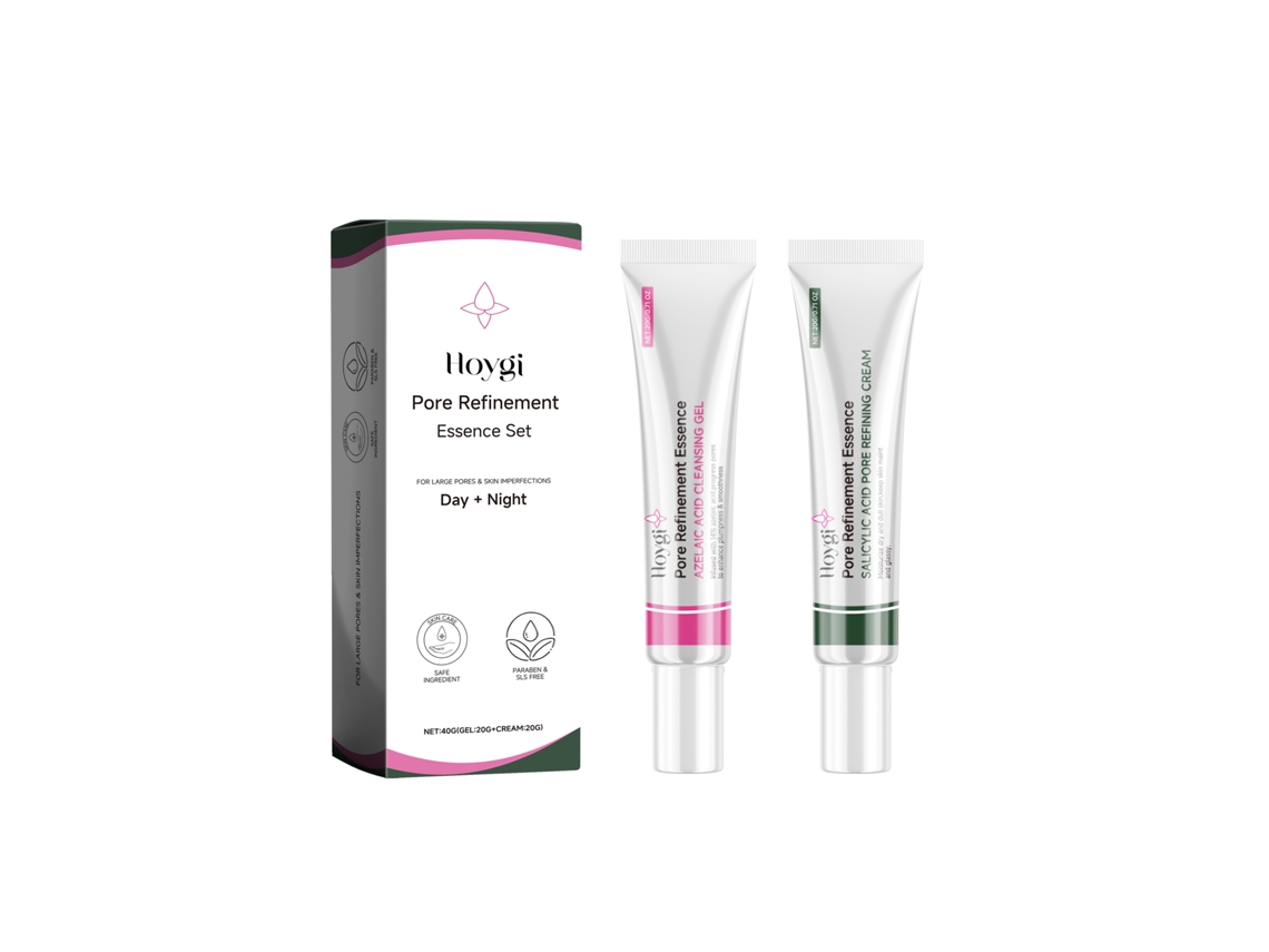 Set de crema refinadora de poros de día y de noche