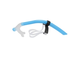 Tubo de respiración de silicona para buceo con cabezal ajustable, color azul cielo