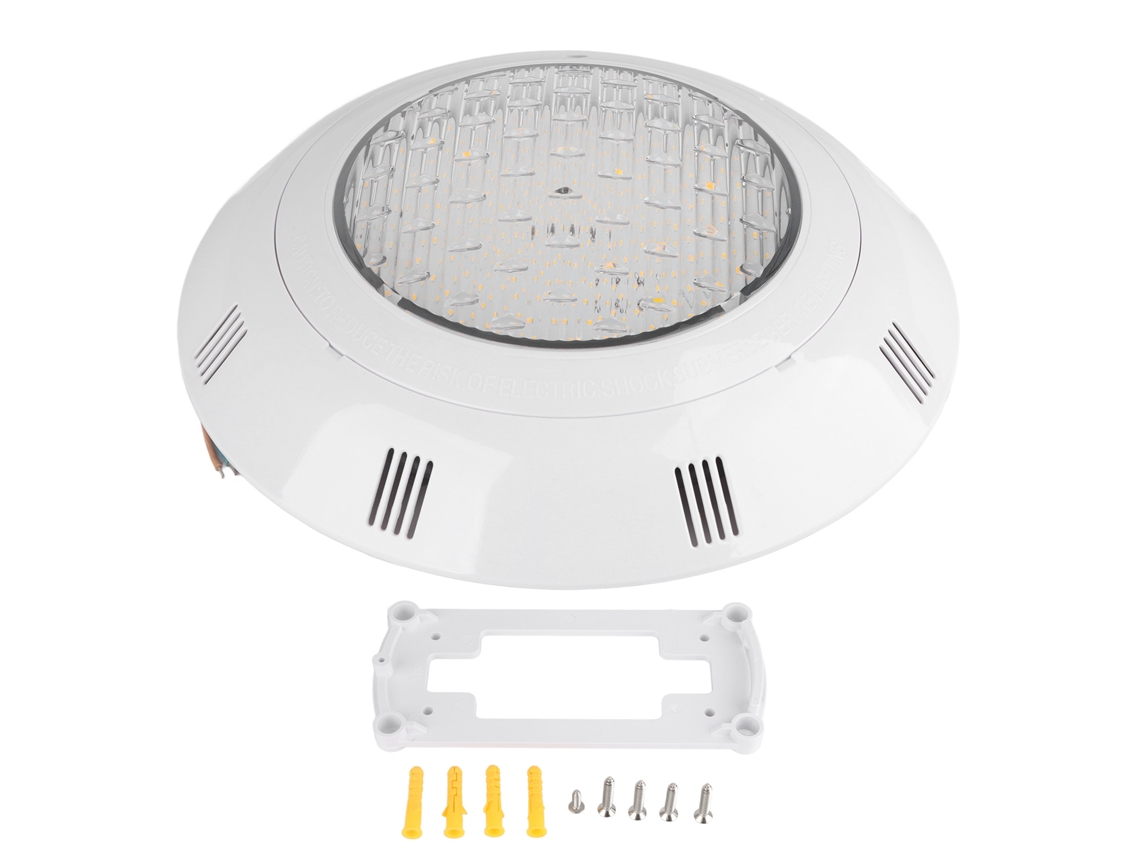 2026-lámpara Subacuática Led Smd2835 Piscina Ac12v Ip68 Impermeable Montaje En Pared Luz Cálida 18w 1800lm