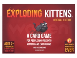 Juego de Mesa Exploding Kittens (Edad Mínima: 7 - Nivel Dificultad: Bajo)