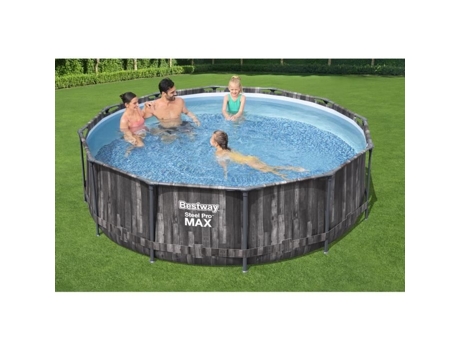 Piscina de Acero BESTWAY 5614X (con Cartucho - 9150 L - 366x100cm)