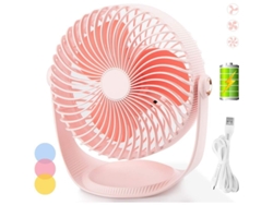 Mini Ventilador De Escritorio Pequeño, Silencioso, Con Alimentación Usb Y Rotación De 360°, Diseño Portátil.