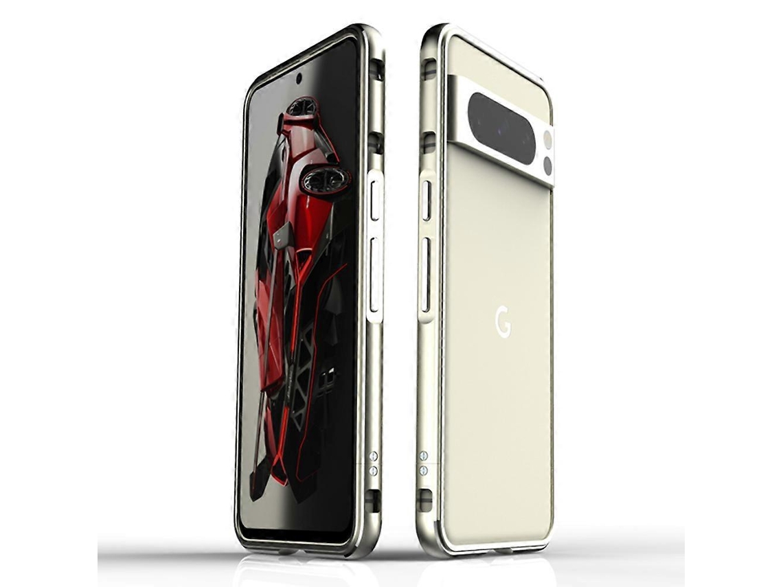 Funda Protectora Con Marco De Metal De Ajuste Delgado Para Google Pixel 8 Pro