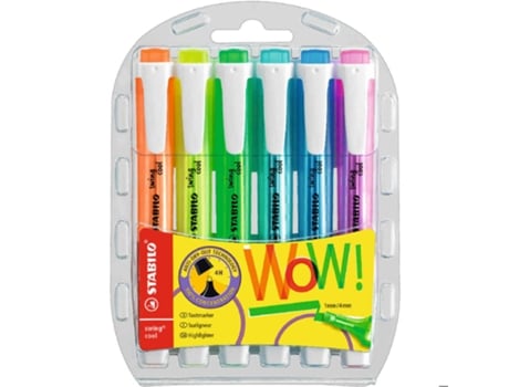 Marcadores STABILO Swing Cool (6 Un - Multicolor)