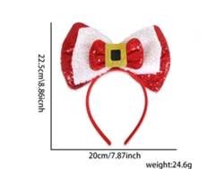 Diadema navideña con cuernos, accesorio navideño brillante, ideal para fiestas, cosplay y uso diario Aeuzwr (Estilo 13)
