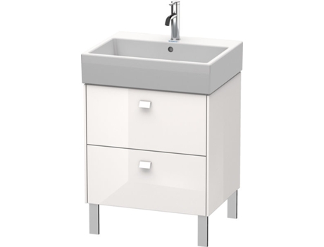 Mueble de aseo DURAVIT Brioso de 58,4 x 45,9 cm 2 extraíbles incl. hueco para sifón y delantal para lavabo Vero Air 235060