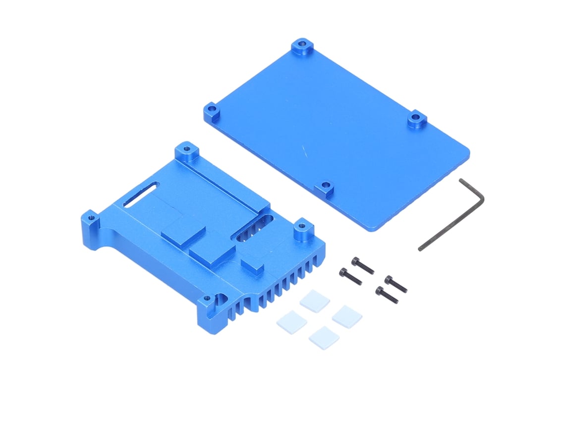 2026horizon-carcasa De Aleación De Aluminio Para Raspberry Pi 4 B Con Disipación De Calor Accesorios De Microordenador