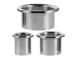 Soporte de acero inoxidable para secador de pelo, juego de 3 piezas, organizador de escritorio para baño para secador de pelo de encimera GOKOCO