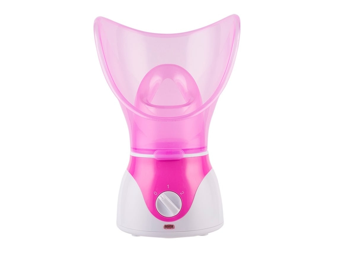 Vaporizador facial casero, limpieza profunda de poros, potenciador del brillo de la piel, extractor de puntos negros, Chennnls rosa