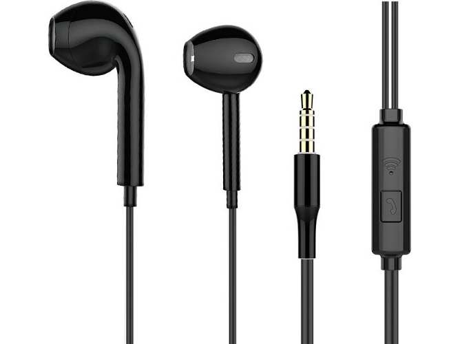 Auriculares con Cable (In Ear - Negro)
