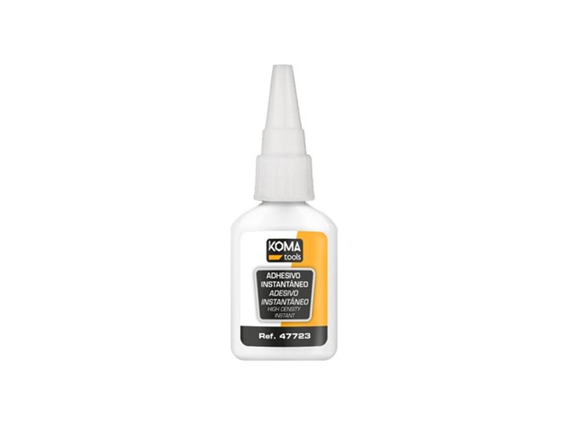 Adhesivo instantáneo de cianoacrilato 20 g Koma Tools