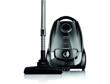Aspirador con Bolsa HAEGER Dark Shine (79 dB - Bolsa de Polvo 4 L)