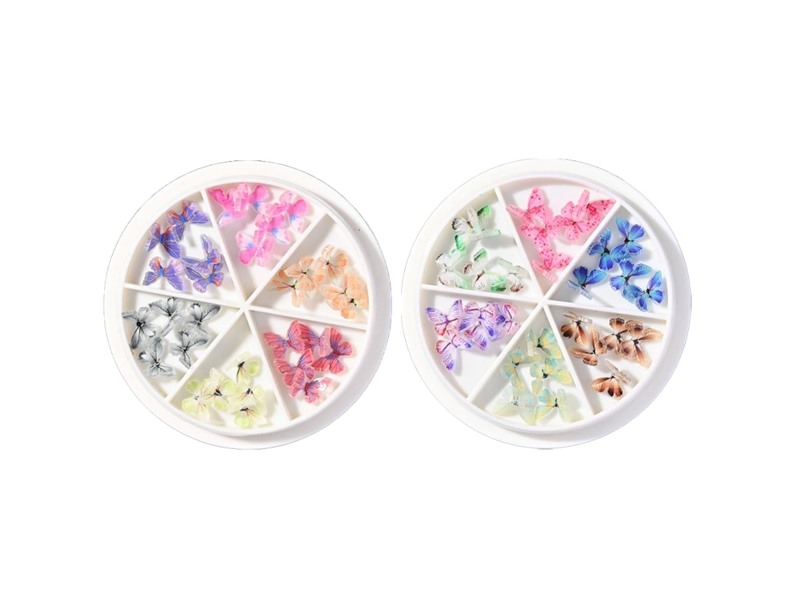 Encantos De Uñas De Mariposa 3D, Para Decoración De Uñas Diseño De Artesanía De Uñas Accesorios De Uñas -St-07 ZMDECQNA