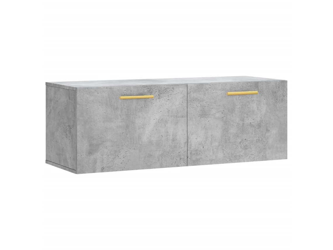 Armario de pared Derivados Madera Cemento Gris MAISON EXCLUSIVE (100x36,5x35 cm)