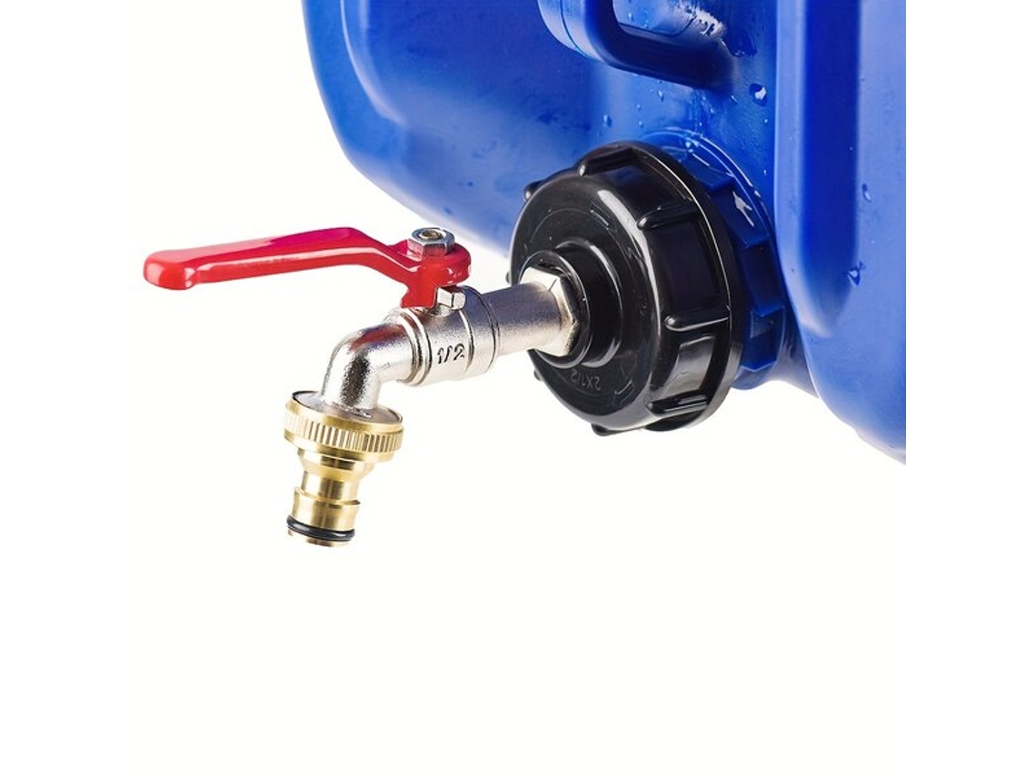 Adaptador de grifo de tanque IBC para riego de jardín Pickifypunnyb Slo Slowmoose