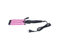 Plancha De Pelo De 3 Barriles Y 22 Mm Con Rizador Rápido, Calentamiento, Control De Temperatura Y Enchufe Usb.