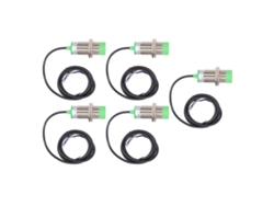 5 Piezas Sensor Proximidad Inductivo Pnp Normalmente Abierto 15mm Ip65 6-36vdc
