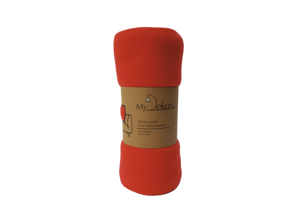 Manta Polar 90x120 Cm 180 G/m2 Rojo