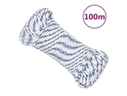 Cuerda De Barco Polipropileno Blanco 3 Mm 100 M