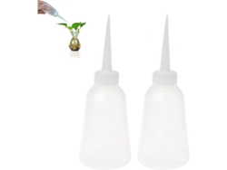 Botella De Riego De Plástico Con Boquilla Vertical, 2 Unidades, Para Suculentas Y Plantas Pequeñas.