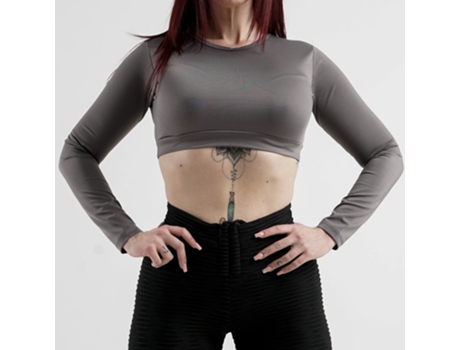Top de Mujer FORZA FITNESS Jessi Talla Unica Gris (Talla Única)