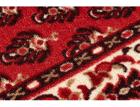 Alfombra de Pasillo Base Antideslizante Inko DYWANY LUSZCZOW (120 x 1050 cm - Rojo)