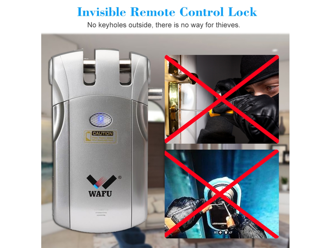 Cerradura inteligente sin llave Wafu WF-018u con control remoto