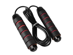 Cuerda de saltar de acero ajustable para fitness y deportes, 9.8 pies