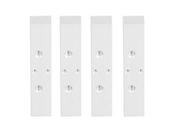 4 Piezas De Bloque Calefactor De Aluminio Con 2 Boquillas Y Asiento De Garganta Fijo Para Impresora 3d Makerbot Mk8