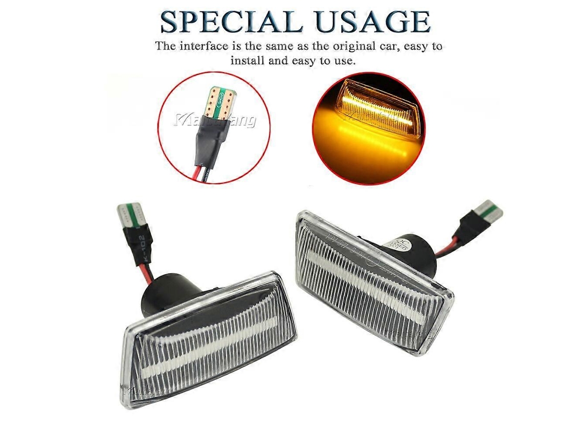 Omni-señalizador Dinámico Led Para Opel Insignia Astra H Zafira B Corsa D 2005-2014 Luces Laterales 12v Cristal Dinámico