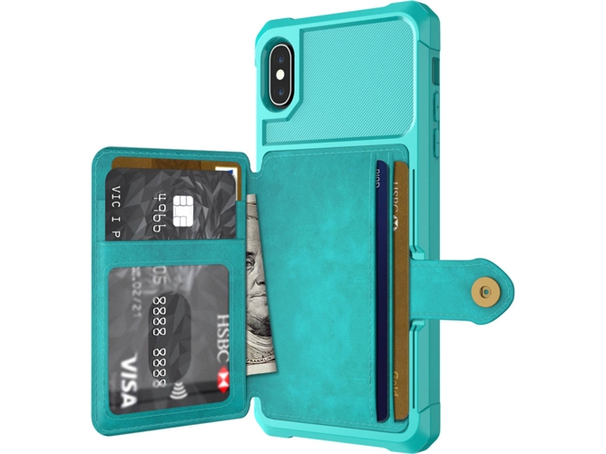 Funda iPhone XS Max WISETONY Kaiqimi-685 Verde