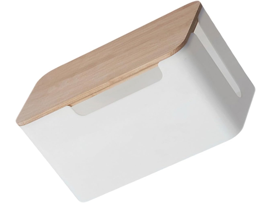 Caja de almacenamiento para router, organizador de cables, contenedor para cables y cargadores, gestión de cables