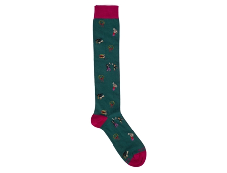 Calcetines Masculinos Largos con Diseño Licenciatura Talla Única GALLO