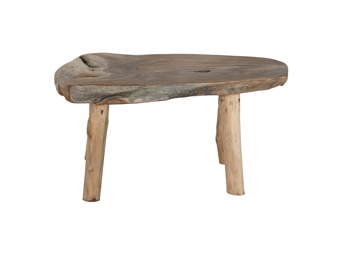 Mesa Centro Raiz De Teca Pieza Unica Sur 120x70x50cm