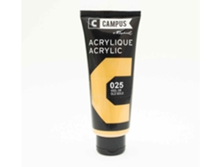 Tinta Acrílica CAMPUS (Oro Viejo N°025 - 100ml)