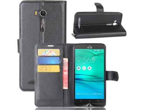 Carcasa Asus Zenfone Go ZB552KL Multi4you Libro Cartera Negro