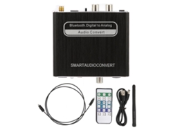 Conversor De Áudio Bluetooth Adaptador Decodificador Digital Para Analógico Fibra Coaxial Para Home Theater