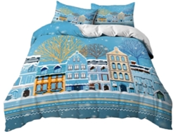 Juego Ropa Cama Diseño Funda Nórdica Almohada Juego Funda 220 X 240 Cm 50 75 140 200