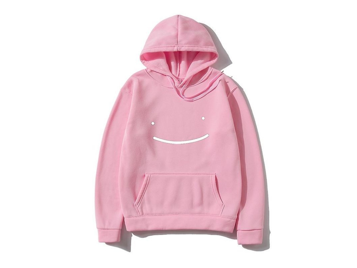 Rebe-Sudadera con capucha para hombre y mujer, estilo Harajuku Streetwear casual, talla grande, rosa B