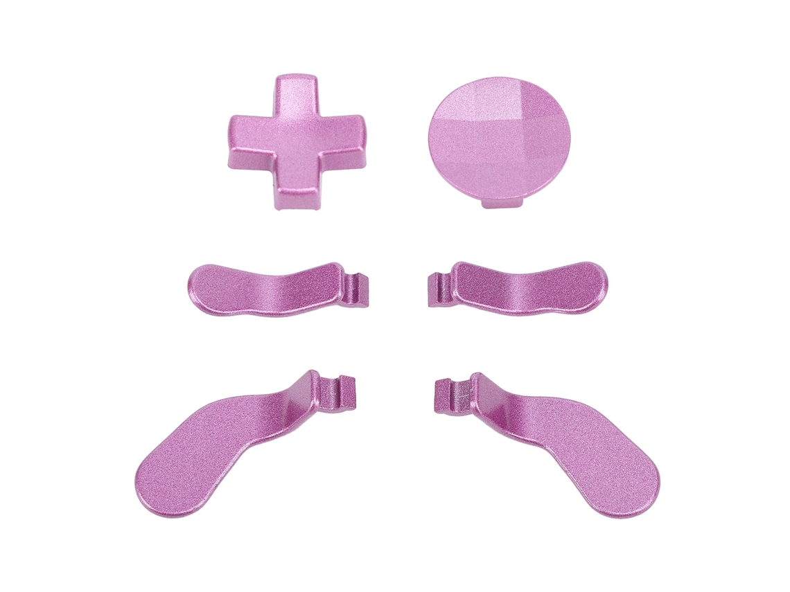6pcs Peças De Substituição Alavancas E Crucetas Metálicas Para Controle Wireless Elite Series 2 Roxo Claro
