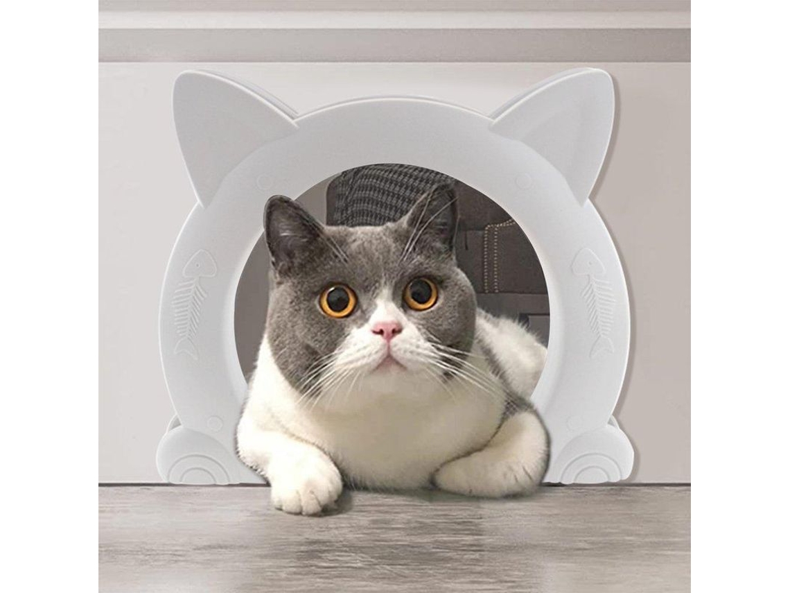 Puerta Para Mascotas Sin Flap Para Gatos Pequeños Medianos Y Grandes Instalación Fácil En Puertas Huecas Interiores