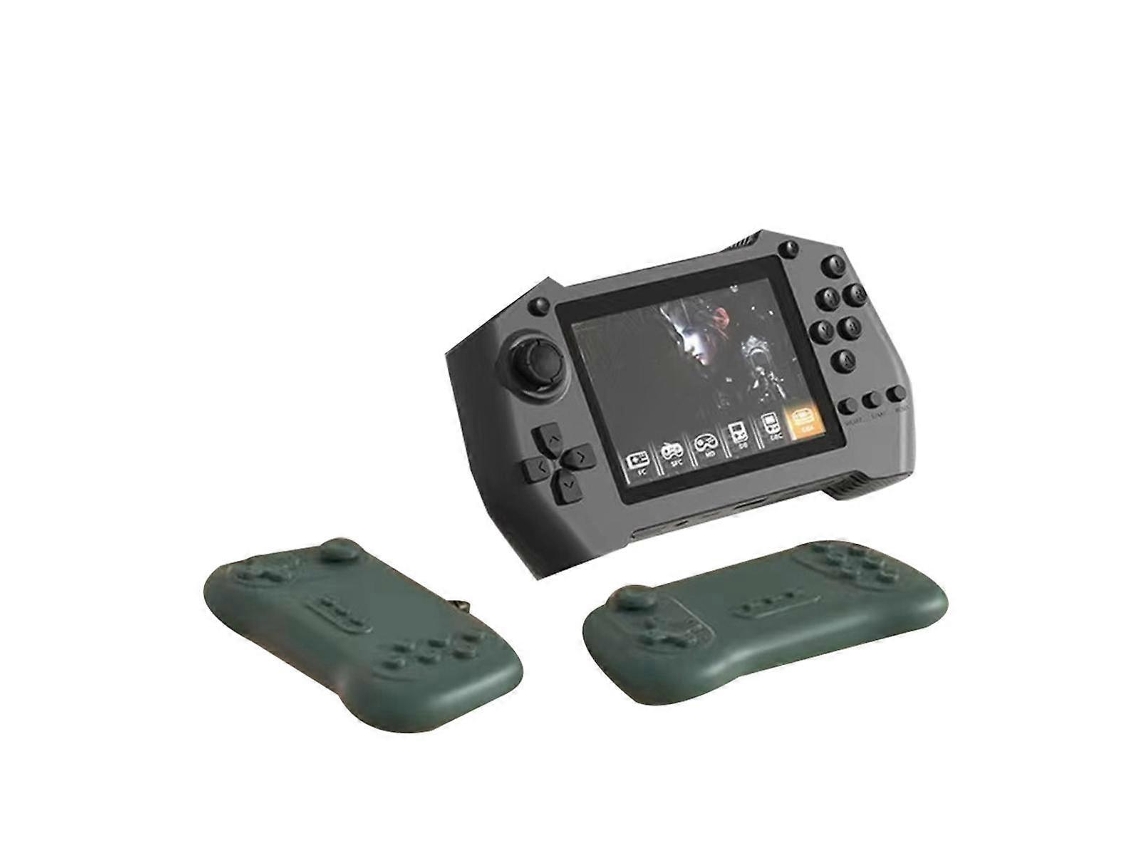 Consola de juegos retro DY14 con 2 mandos, 32 GB, 10 000 juegos, portátil, compatible con dos jugadores, batería externa de 10 000 mAh. Hengjian