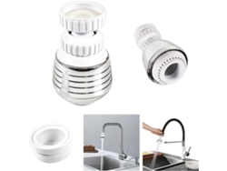 Aerador De Chorro Doble Articulado Para Grifo De Cocina, Ducha Manual Para Lavabo Y Ahorro De Agua Con Adaptador