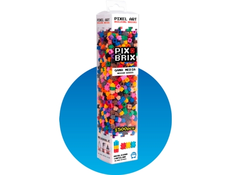 Blocs de Construcción PIX BRIX Pixel Art Color Medium Series (Edad Mínima Recomendada: 6 años - 1500 Piezas)