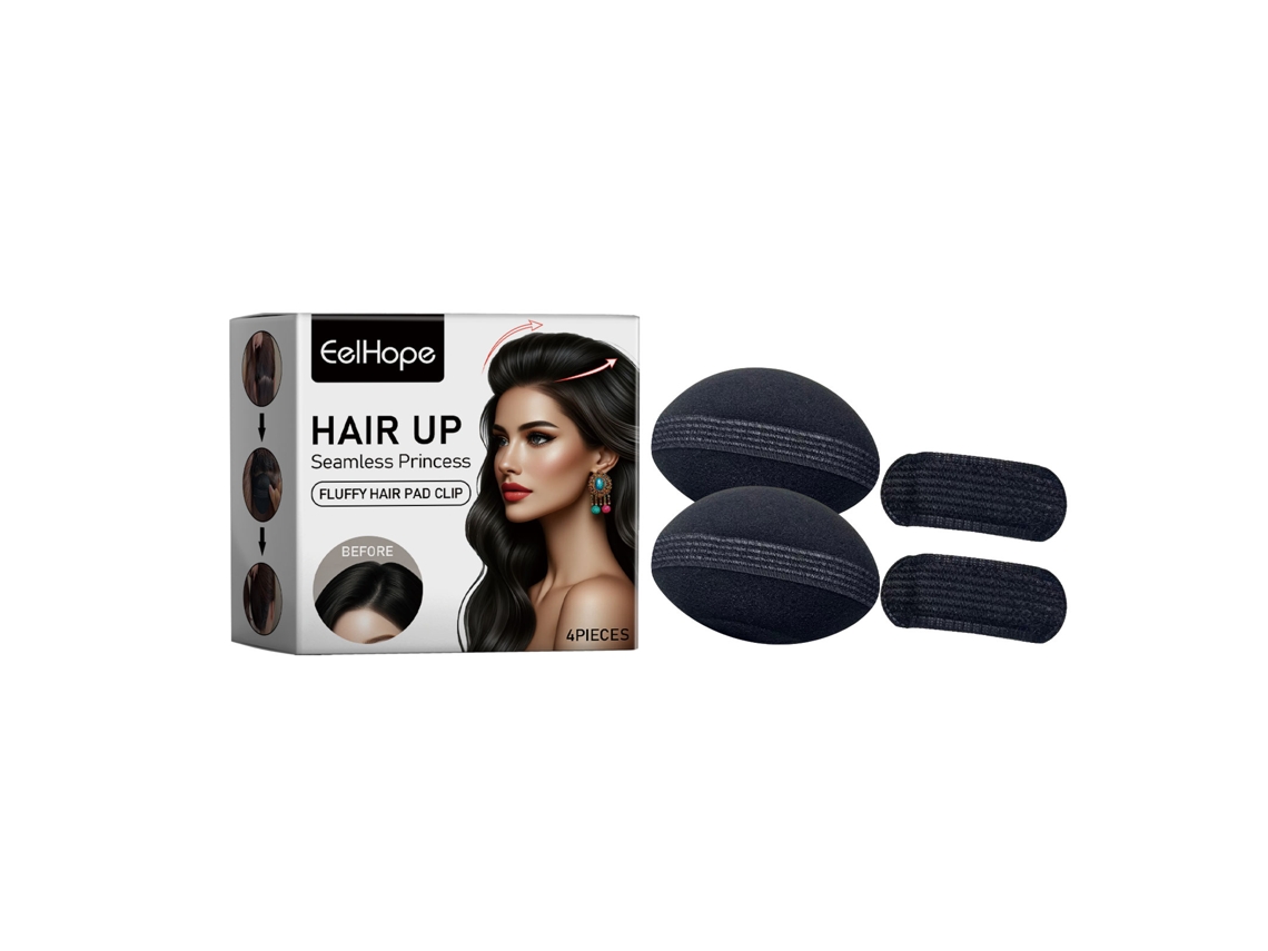 Pinza para el cabello acolchada para dar volumen