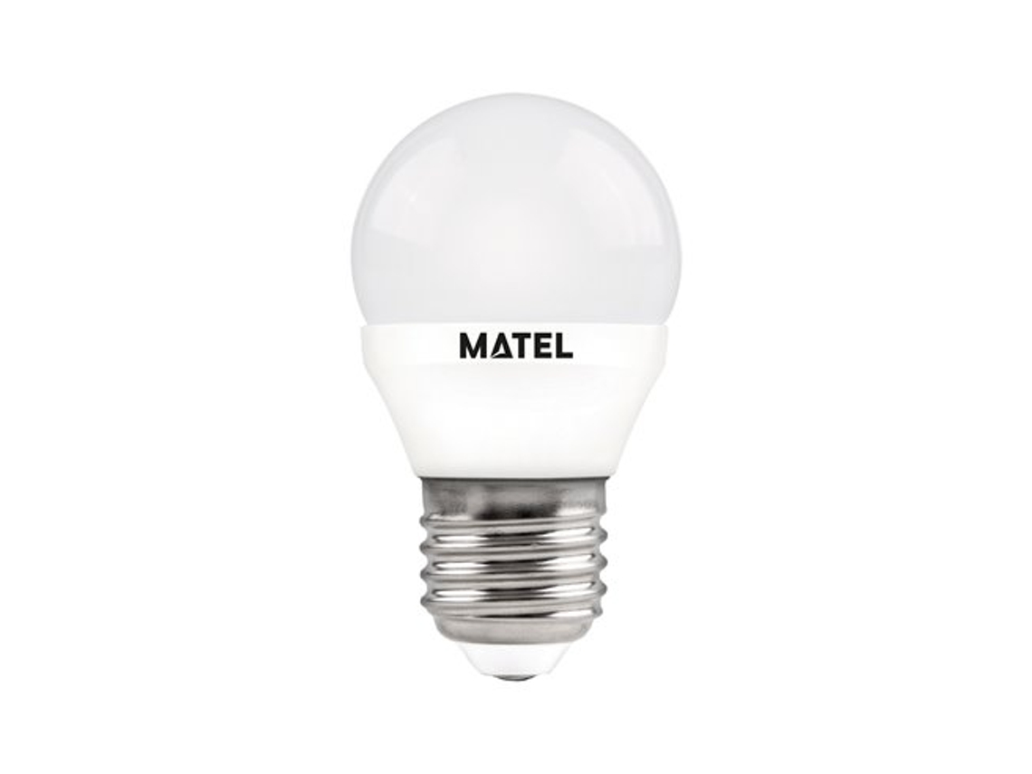 Bombilla LED Matel E27 5 W, esférica, neutra (3 intensidades)