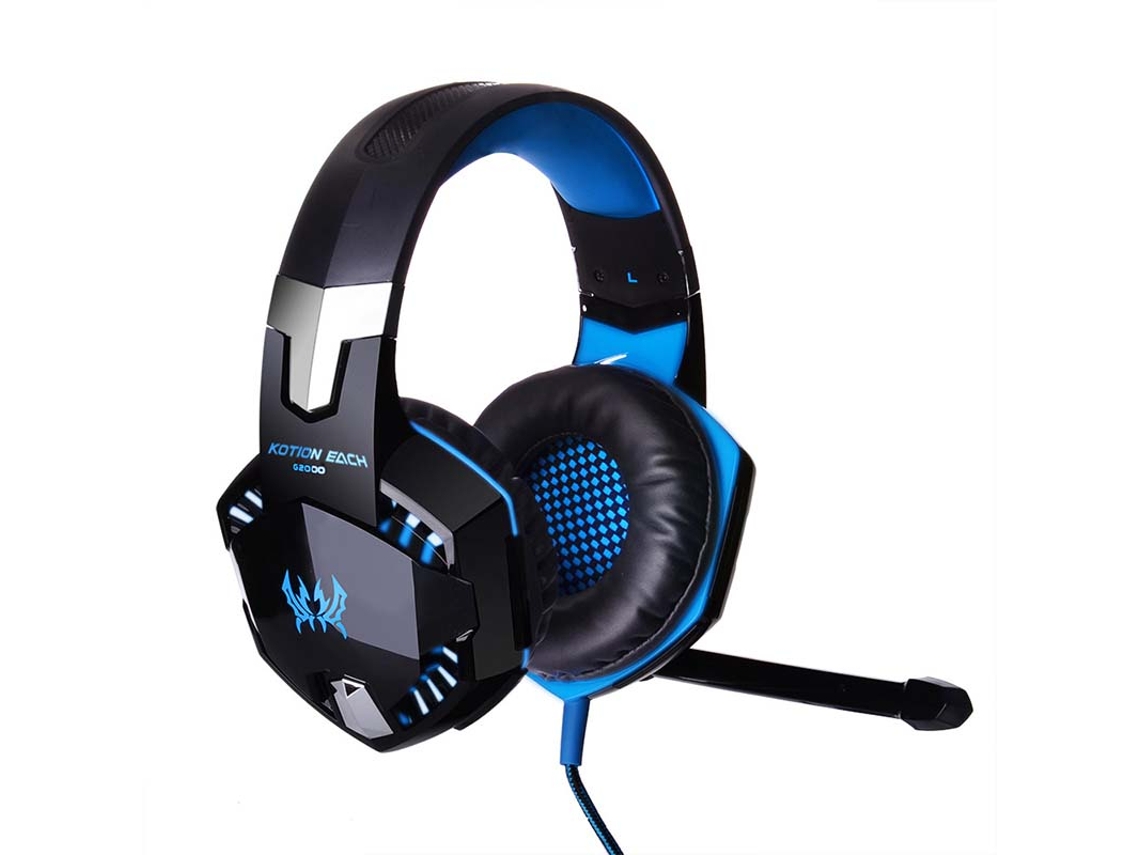 Auriculares para juegos EOOCOO (con mando con cable, artículo en liquidación)